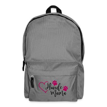 Hund Hunde Mama - Rucksack - Mittelgrau - Vorne