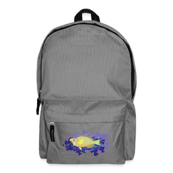 Poisson-perroquet / Hybride - Sac à dos - gris éléphant - Devant