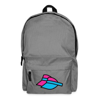 90er Sonnenblenden Retro Visor - Rucksack - Mittelgrau - Vorne