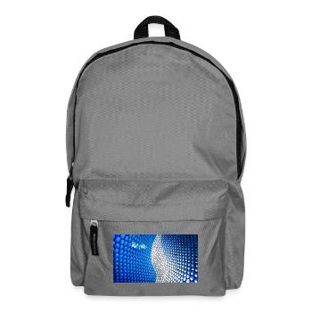 Cobalt Bubblewave Abstract - Rucksack - Mittelgrau - Vorne