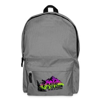 Plateau de Solaison Wall of Suffering Tee - Backpack - elephant grey - Front