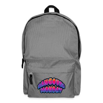 Lustiges Hangover Monday Weekend ist vorbei mit dem Design - Rucksack - Mittelgrau - Vorne