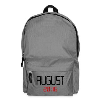 10. Geburtstag, August 2016 - Rucksack - Mittelgrau - Vorne