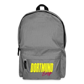 Dortmund Eving Shirt, Ruhrpott Kult Badelatschen - Rucksack - Mittelgrau - Vorne