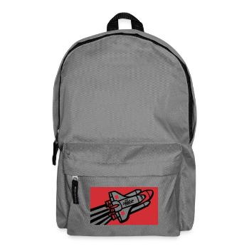 Space Shuttle Graffiti Graphic - Backpack - elephant grey - Front