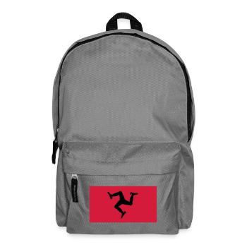 The Manx Triskelion, Emblem of the Isle of Man - Backpack - elephant grey - Front