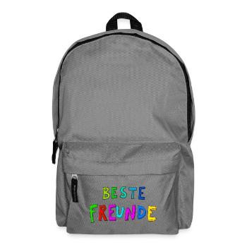 Beste Freunde Farbexplosion - Rucksack - Mittelgrau - Vorne