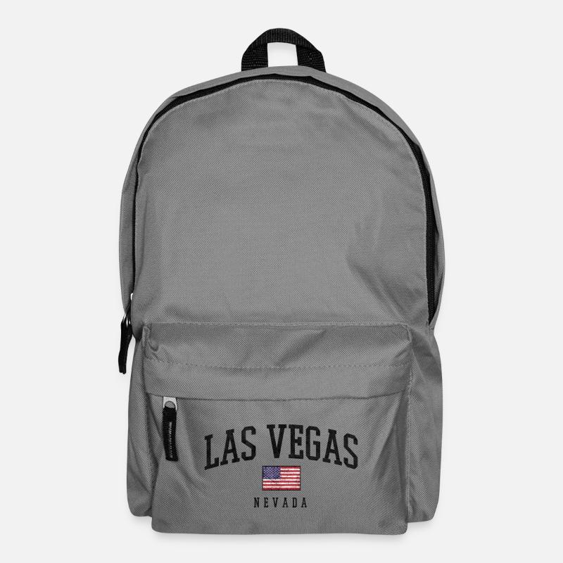 Design du drapeau vintage de Las Vegas, Nevada - Sac à dos - gris éléphant