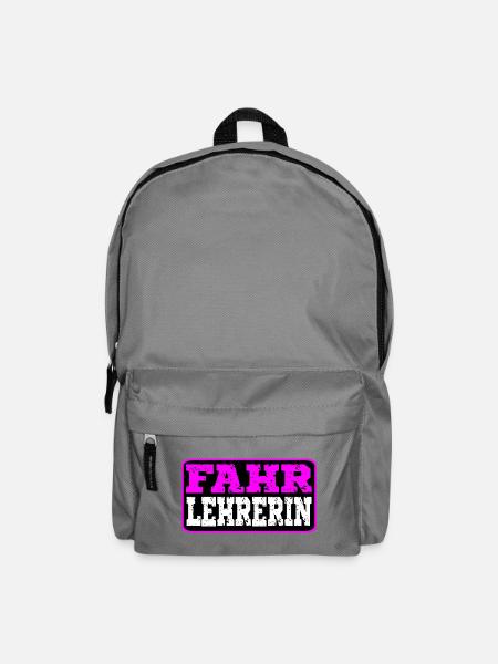 Geschenke für Fahrschullehrerin Fahrlehrerin - Rucksack - Mittelgrau