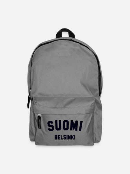 HELSINKI Suomi Finland - Rucksack - Mittelgrau