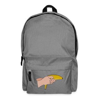 Tödliche Banane - Rucksack - Mittelgrau - Vorne