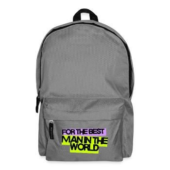 Pour le meilleur homme du monde - Sac à dos - gris éléphant - Devant