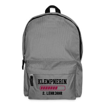 Apprenticeship as a plumber 2nd year as a plumber - Backpack - elephant grey - Front