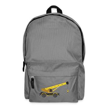 Crane truck - Backpack - elephant grey - Front