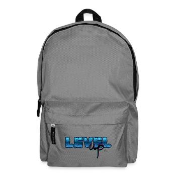 Level Up, Geburtstag  - Rucksack - Mittelgrau - Vorne