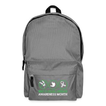 Celiac Disease Gluten Free - Backpack - elephant grey - Front
