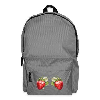 Fraises Aquarelle - Sac à dos - gris éléphant - Devant