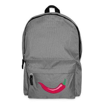 Red Chili Smile - Backpack - elephant grey - Front