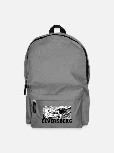 Fußball Panda Kaiserlinde Elversberg - Rucksack - Mittelgrau