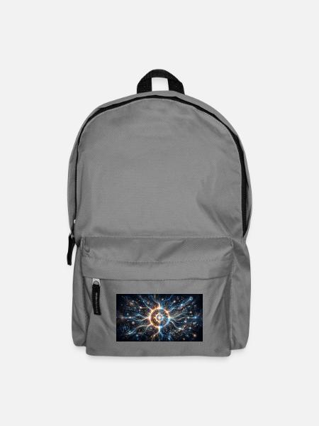 Kern des KI-Netzes - Rucksack - Mittelgrau