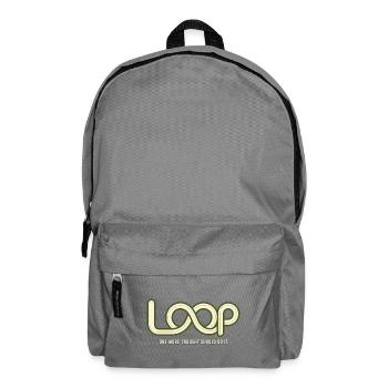 LOOP – One More Thought | Humor about Overthinking - Backpack - elephant grey - Front