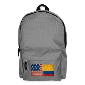 USA Paraguay Friendship Flag Identity - Backpack - elephant grey - Front