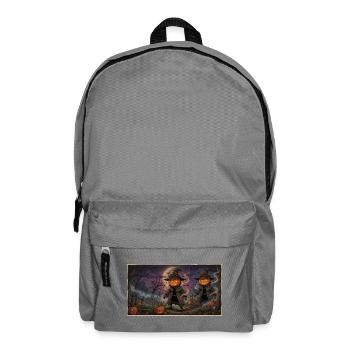 Halloween Kleidung - Rucksack - Mittelgrau - Vorne