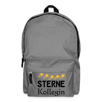 Sterne Kollegin Geschenk - Rucksack - Mittelgrau - Vorne