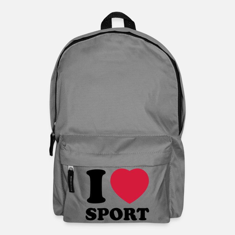i love sport 2c - Backpack - elephant grey