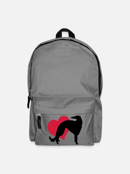 Barsoi meine Liebe - Rucksack - Mittelgrau