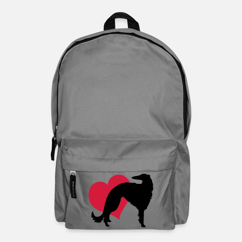 Barsoi meine Liebe - Rucksack - Mittelgrau