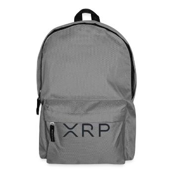 Ripple XRP Logo - Backpack - elephant grey - Front