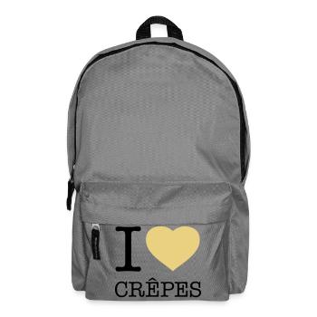 J’ADORE LES CRÊPES Crêpes - Sac à dos - gris éléphant - Devant