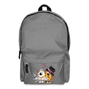 Wedding with heart - Backpack - elephant grey - Front