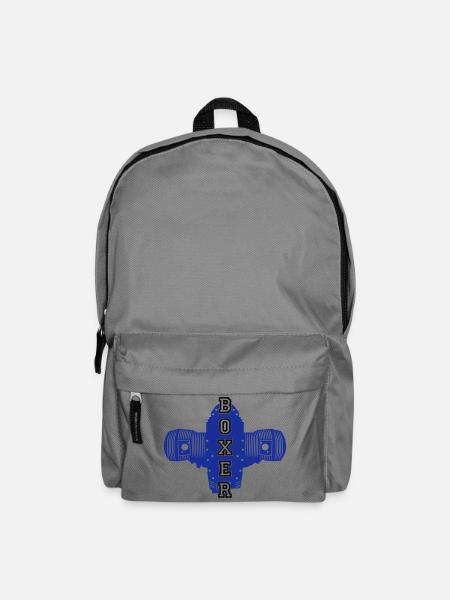 Boxermotor Motorrad Motorradfahrer Biker Motor - Rucksack - Mittelgrau