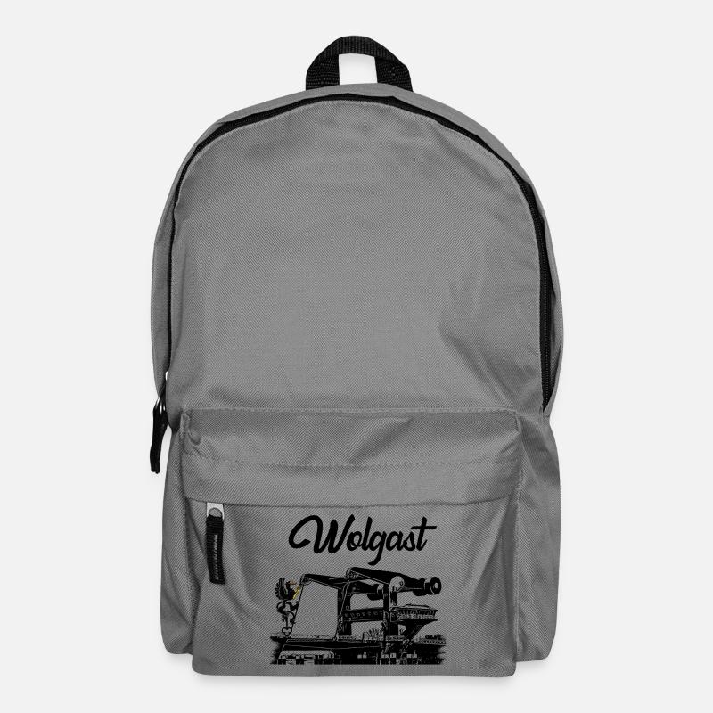 Wolgast - Peenebrücke - Usedom - Rucksack - Mittelgrau