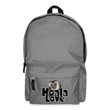 Koala Liebe Tier Tiere Australien Spruch - Rucksack - Mittelgrau - Vorne