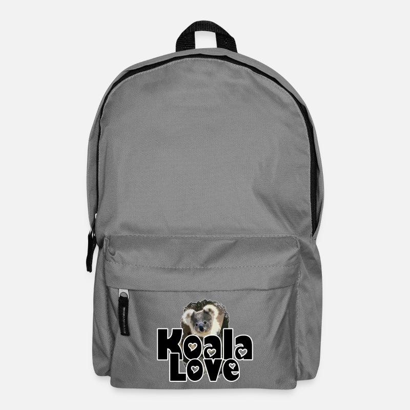 Koala Love Animal Animals Australia Saying - Backpack - elephant grey