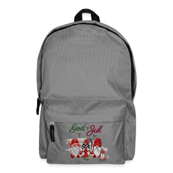 God jul Merry Christmas Xmas Design - Backpack - elephant grey - Front