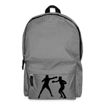 Boxkampftraining - Rucksack - Mittelgrau - Vorne