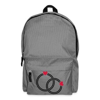 wedding rings - Backpack - elephant grey - Front