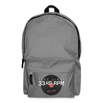Pure Vinyl - Record - Backpack - elephant grey - Front