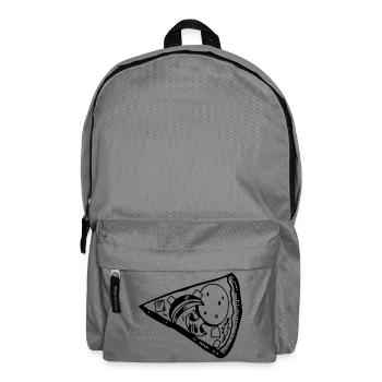 Pizza Slice Pärchen Valentinstag Essen Love - Rucksack - Mittelgrau - Vorne