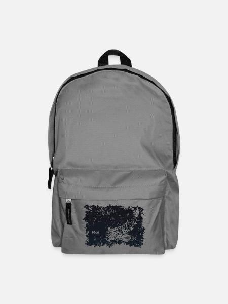 Koi Karpfen - Rucksack - Mittelgrau