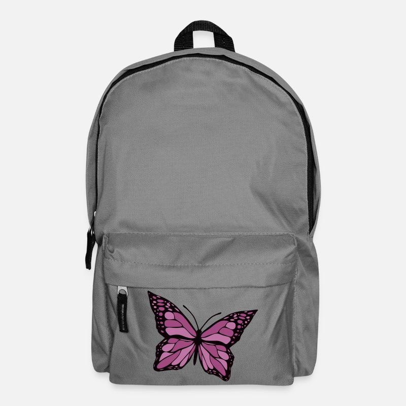 Papillon - Sac à dos - gris éléphant