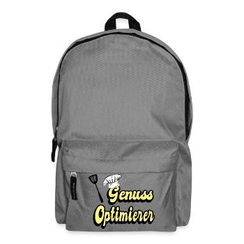 Genuss Optimierer - Rucksack - Mittelgrau - Vorne