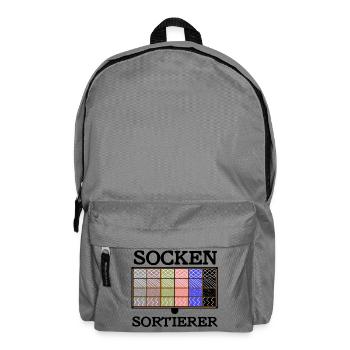 Sockensortierer - Rucksack - Mittelgrau - Vorne
