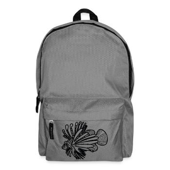 Oceanic Feuerfisch - Rucksack - Mittelgrau - Vorne