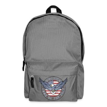 4th Of July - Independence Day - Retro American - Backpack - elephant grey - Front