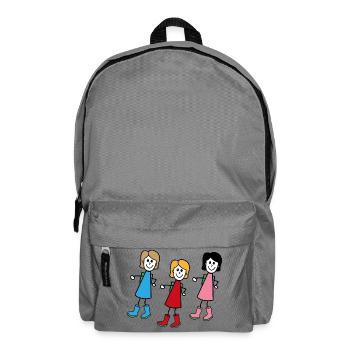 Femmes dans le style comique - Sac à dos - gris éléphant - Devant